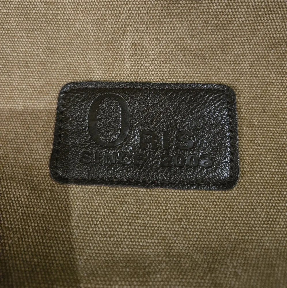 Oris canvas bag large messenger hobo purse overnight - Picture 4 of 11